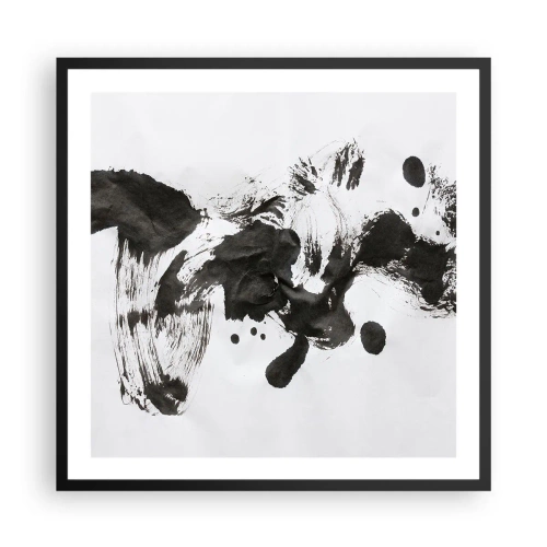 Poster în ramă neagră - Metodă în nebunie? - 60x60 cm