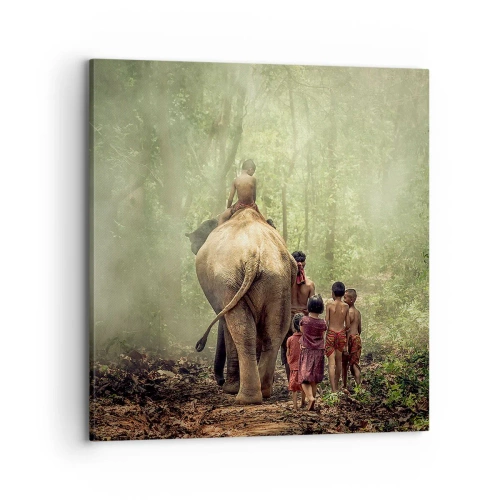 Tablou pe pânză - Noua Carte a Junglei - 70x70 cm