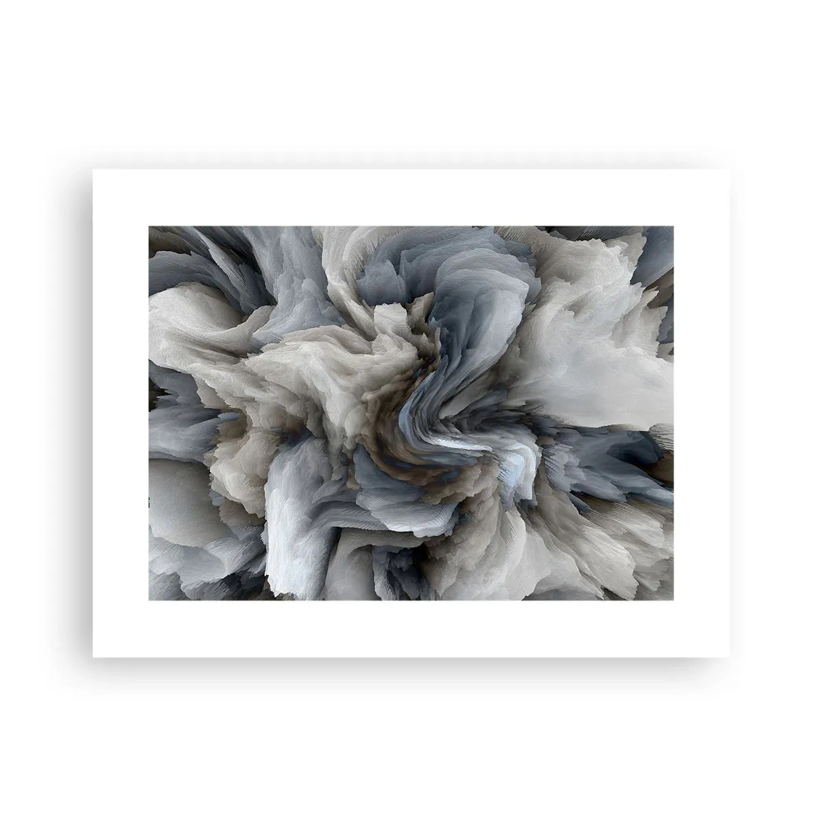 Poster - Piatră și floare - 40x30 cm