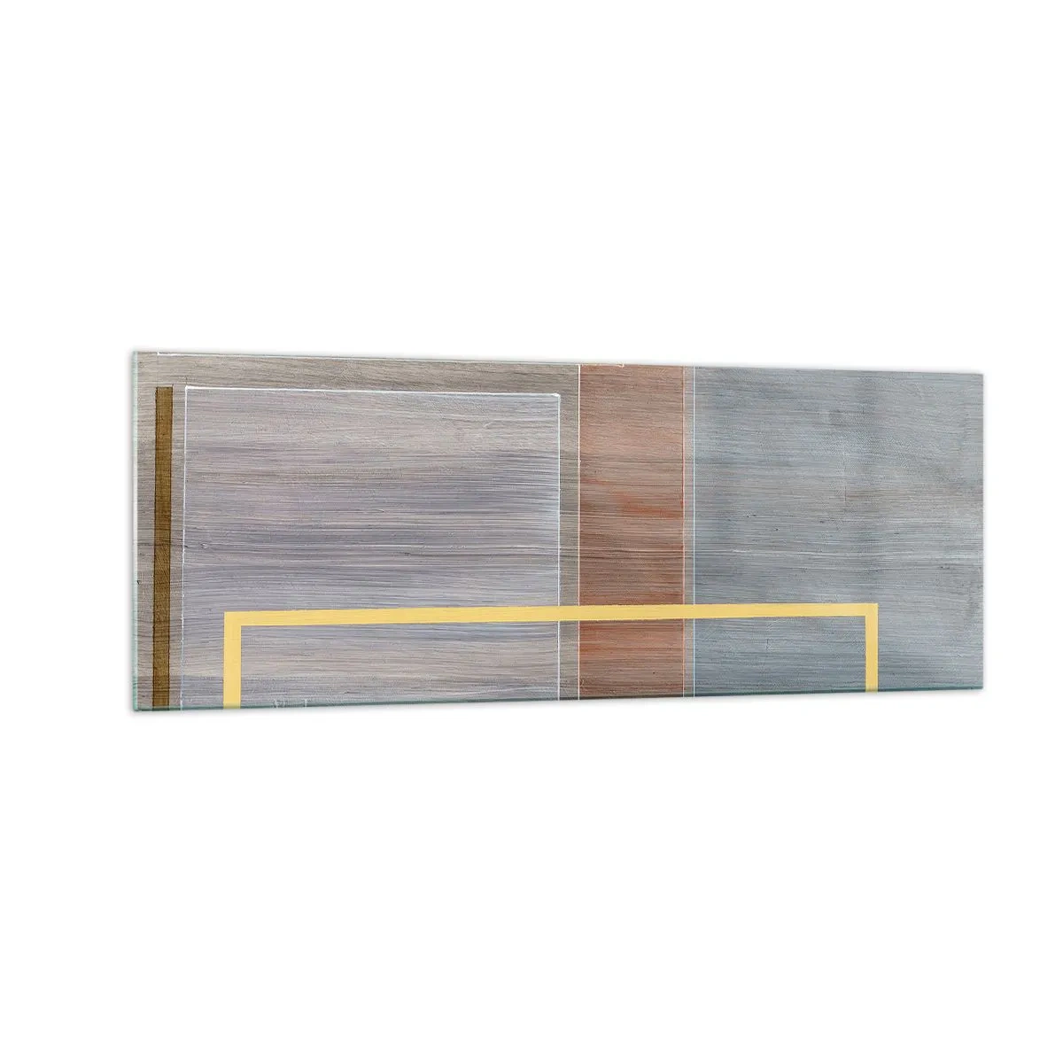 Tablou pe sticlă - Drept și liniștit - 140x50 cm