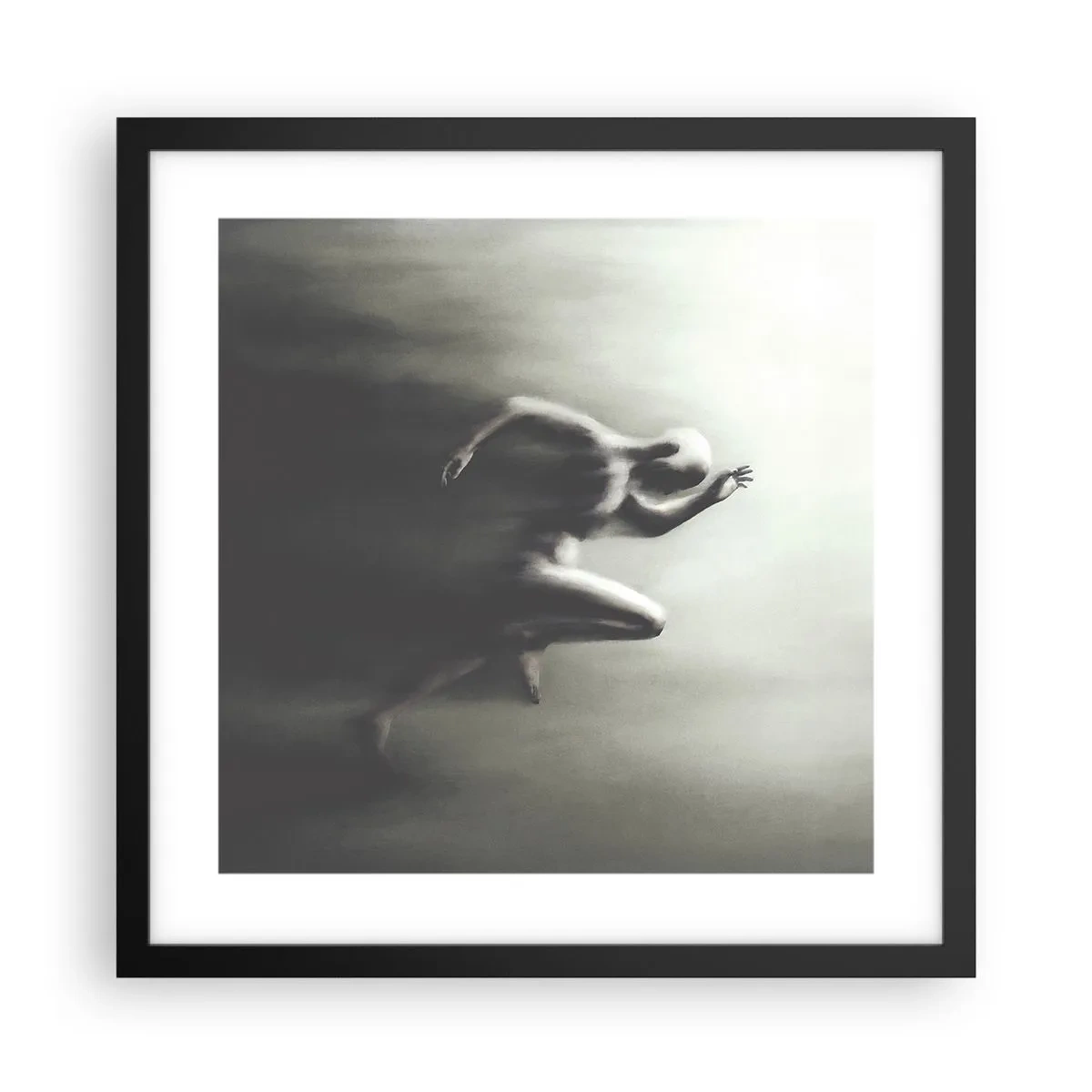 Poster în ramă neagră - De neoprit - 40x40 cm