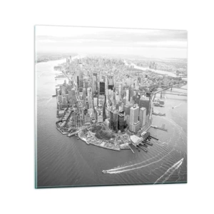 Tablou pe sticlă - Cum să nu iubești? - 40x40 cm