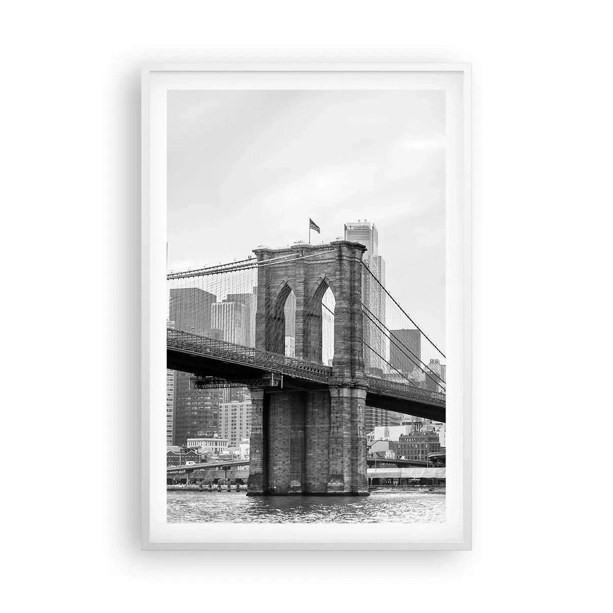 Poster în ramă albă - New York vibes - 61x91 cm