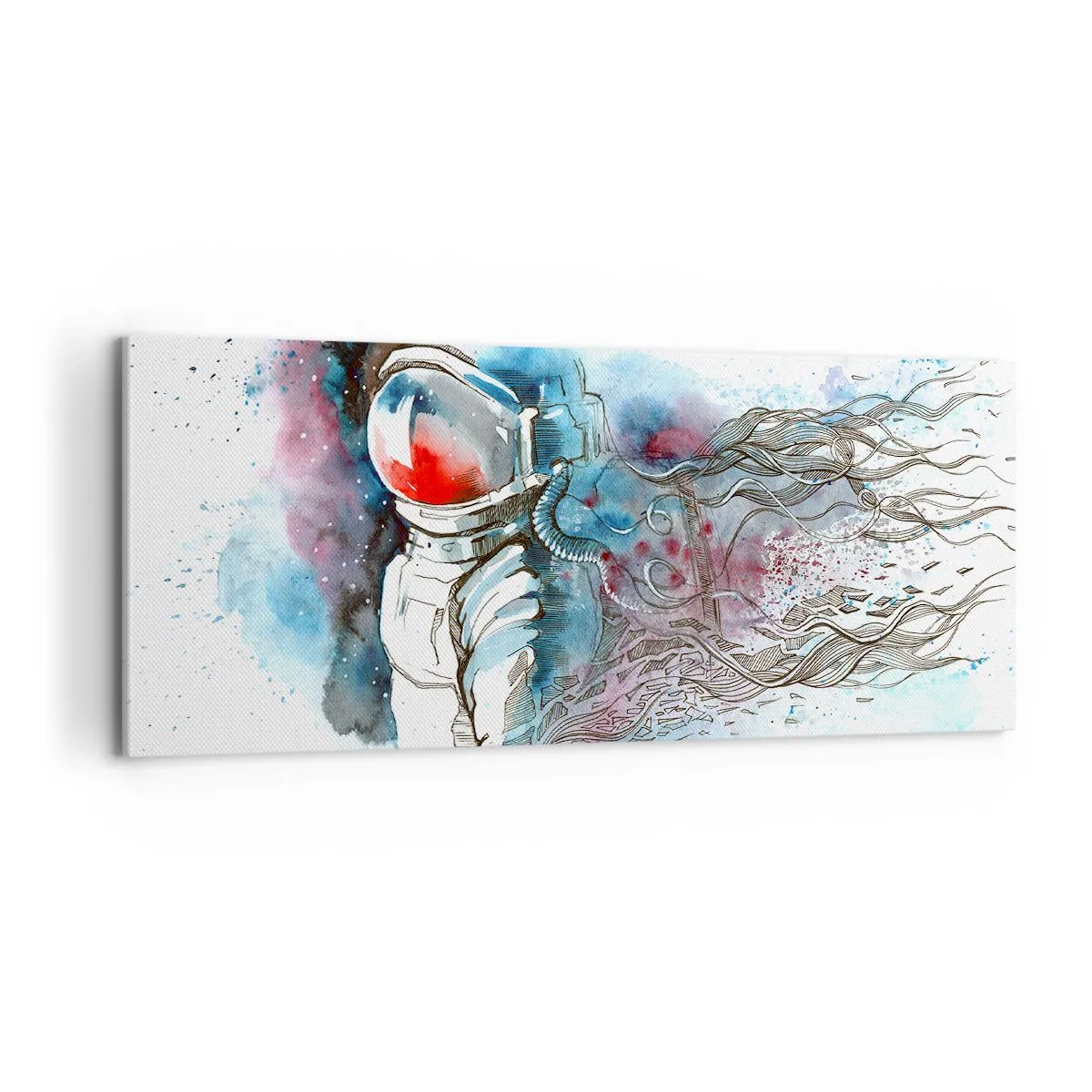 Tablou pe pânză - Singur cu cosmosul - 100x40 cm