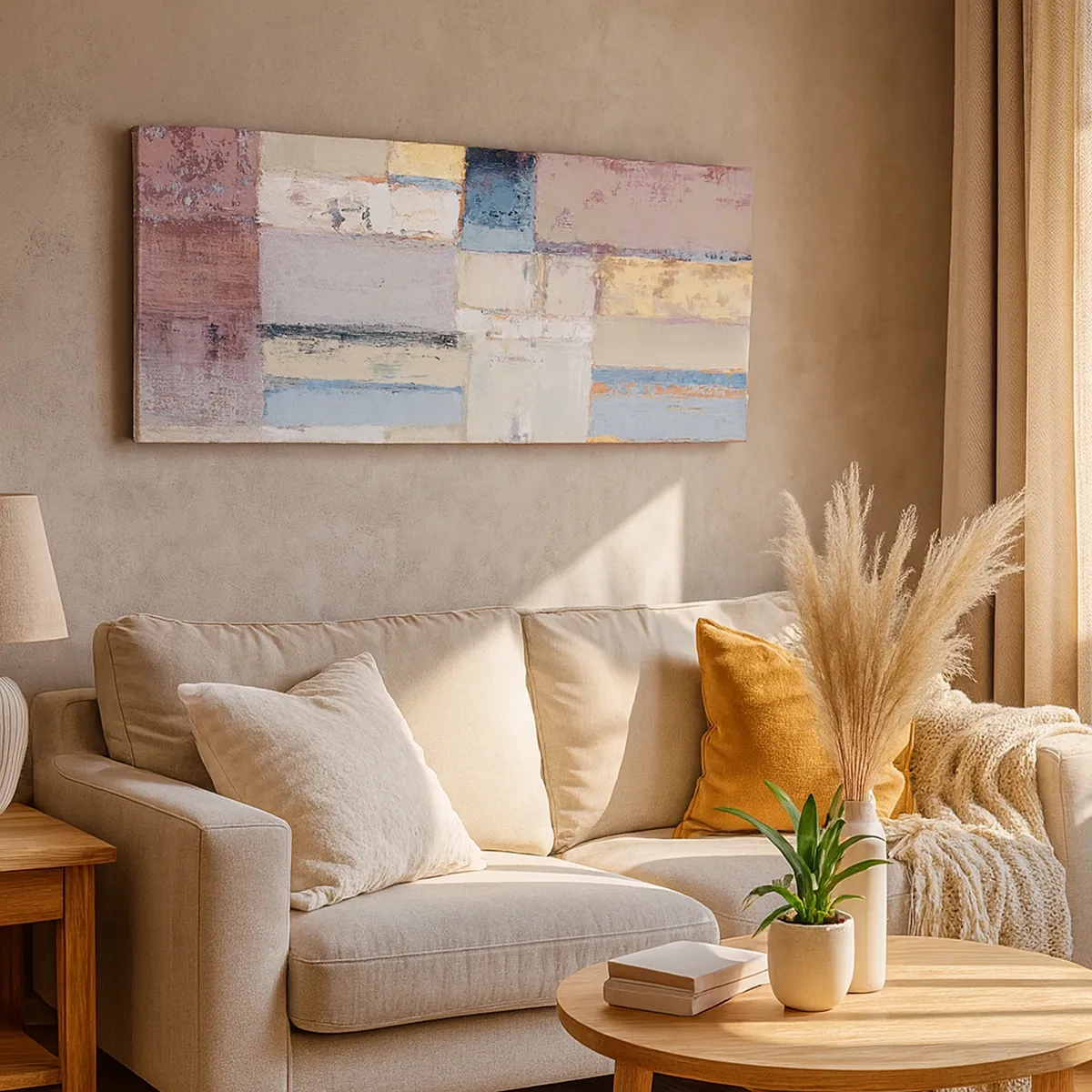 Tablou pe pânză - Liniștea geometriei - 30x30 cm