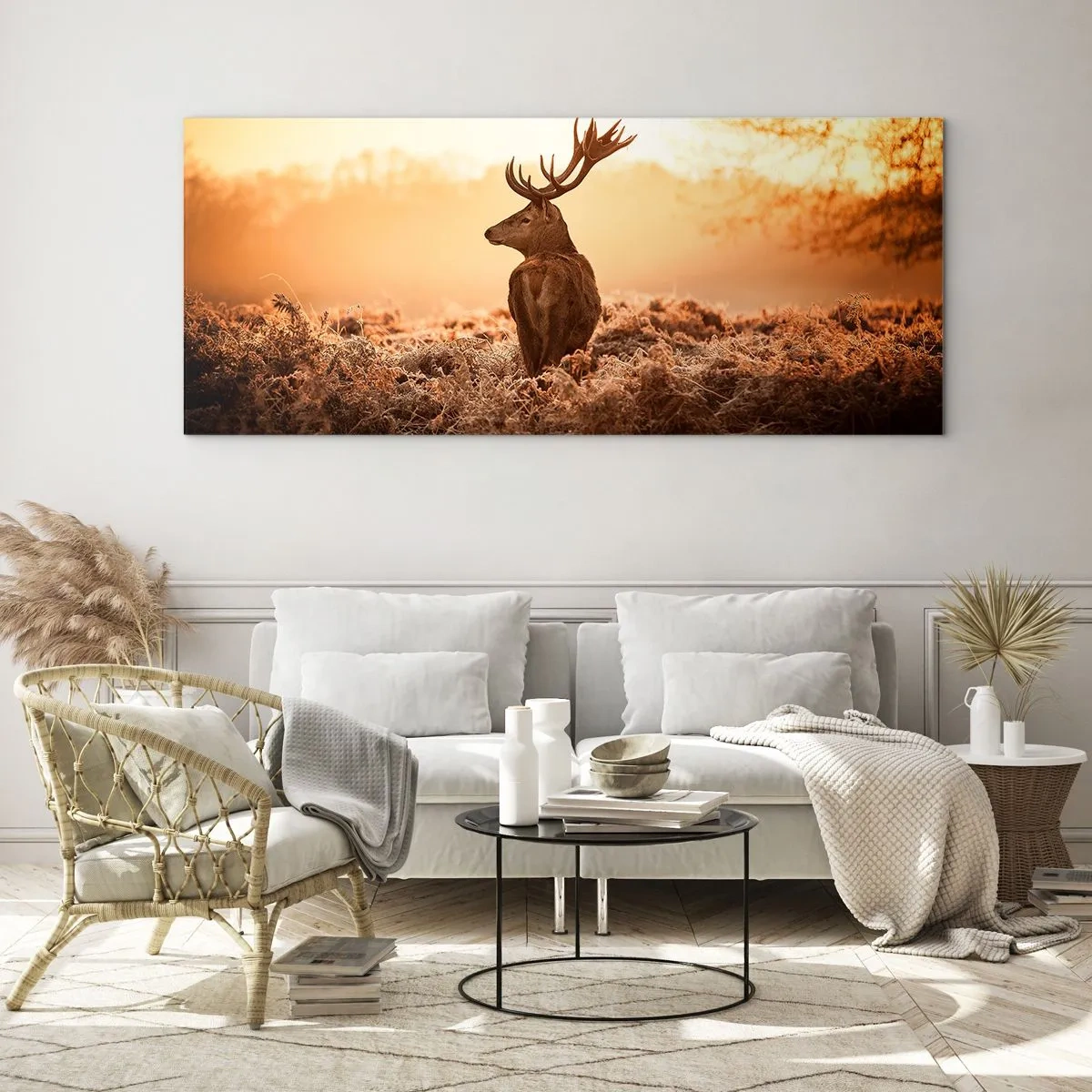 Tablou pe sticlă - Stăpânul conacului - 100x40 cm