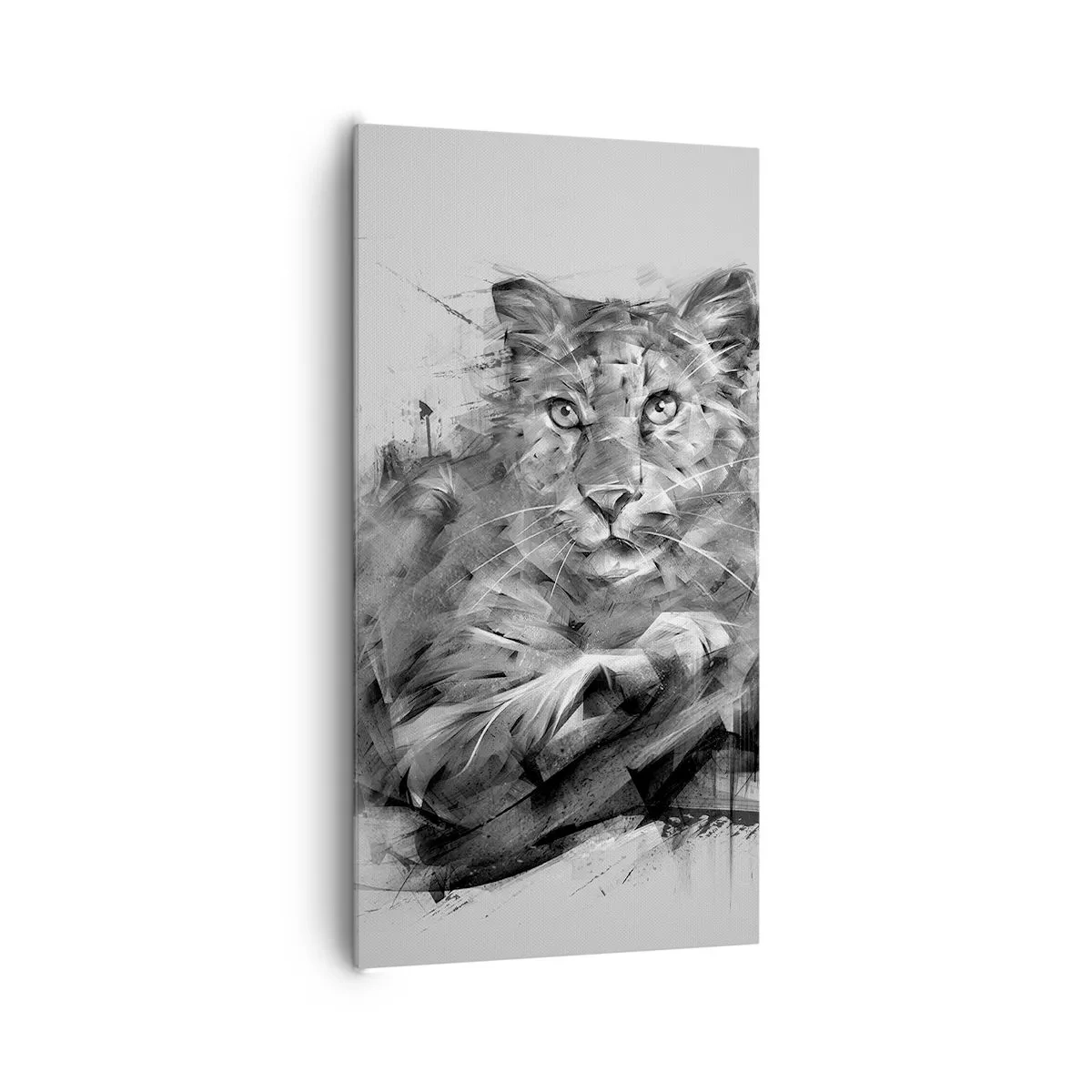 Tablou pe pânză - Da, te ascult cu atenție - 65x120 cm