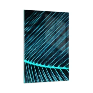 Tablou pe sticlă - Textura verdelui - 80x120 cm