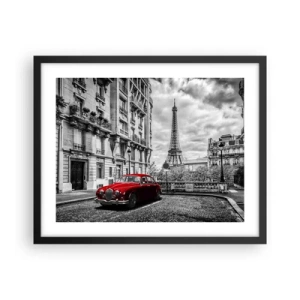 Poster în ramă neagră - Prădător în oraș - 50x40 cm