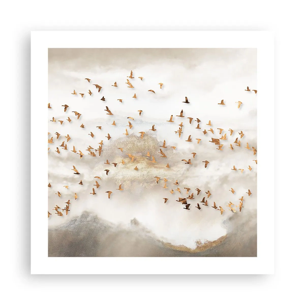 Poster - A sosit timpul... - 50x50 cm