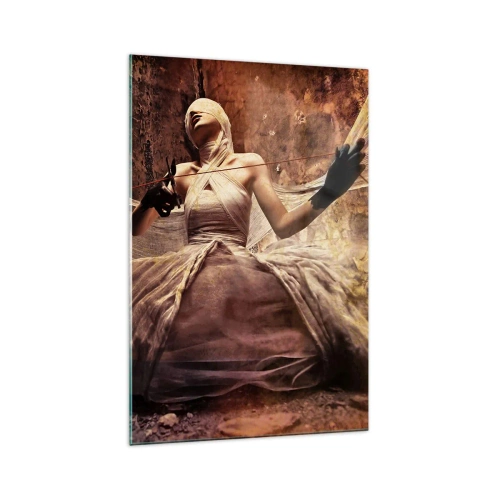 Tablou pe sticlă - Zeița destinului - 70x100 cm