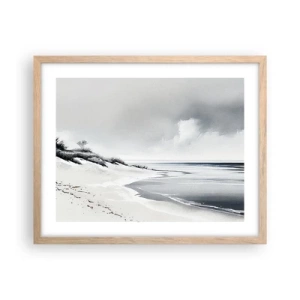 Poster în ramă de stejar deschis - Întotdeauna împreună - 50x40 cm