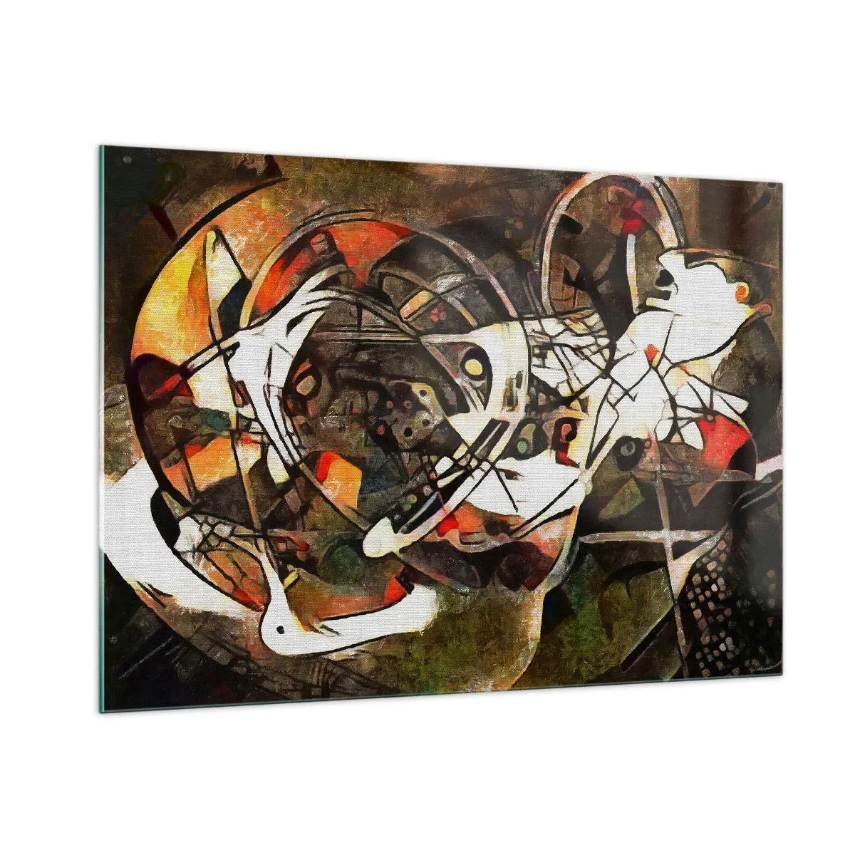 Tablou pe sticlă - Auziți mișcarea? - 100x70 cm