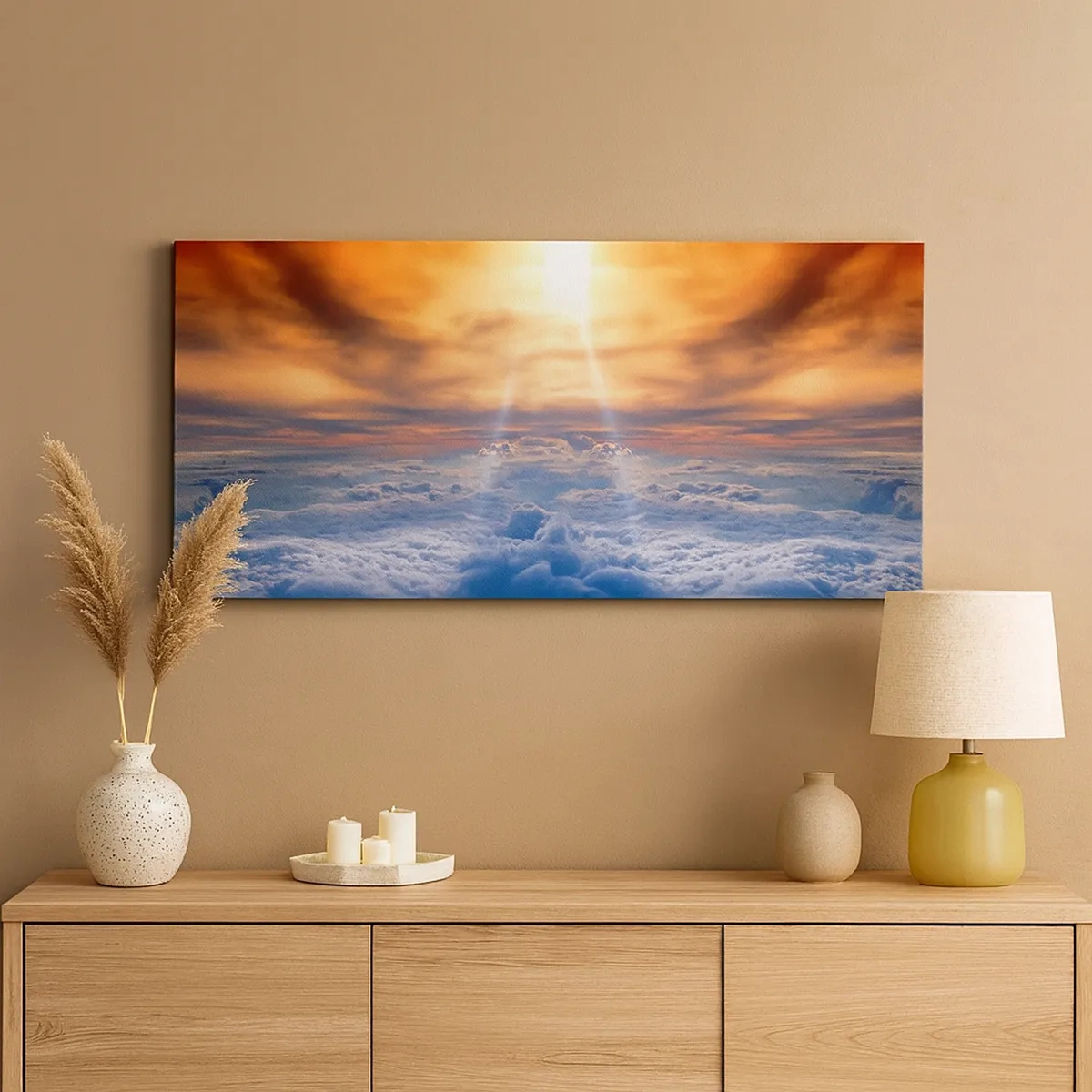 Tablou pe pânză - Peisaj mistic - 30x30 cm