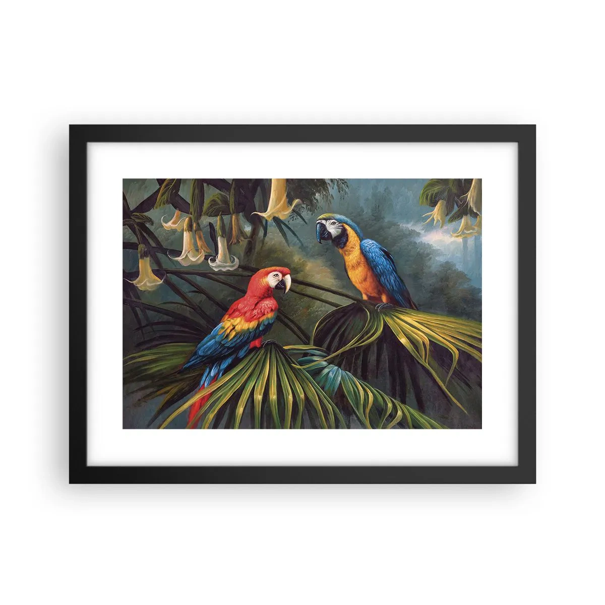 Poster în ramă neagră - Romantismul la tropice - 40x30 cm