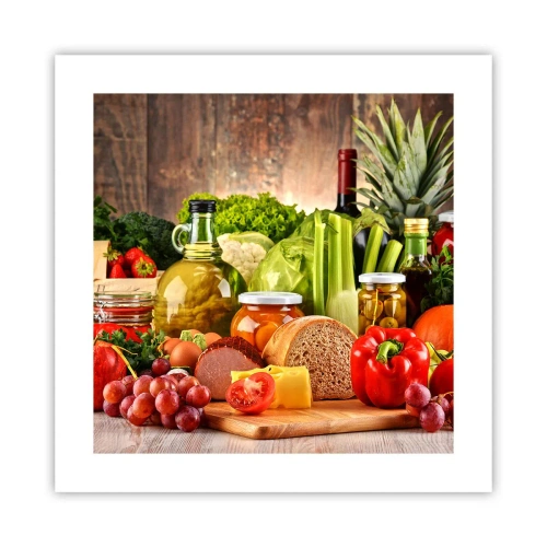 Poster - Afumate, prăjite, marinate - 40x40 cm