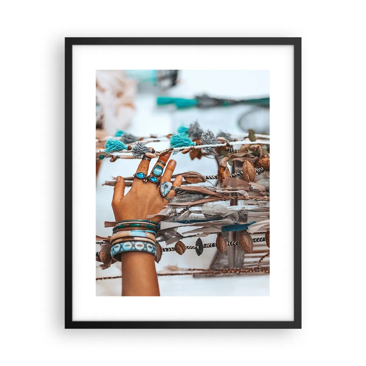 Poster în ramă neagră - Comori locale - 40x50 cm