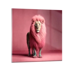 Tablou pe sticlă - Și nu-ți mai este frică - 50x50 cm