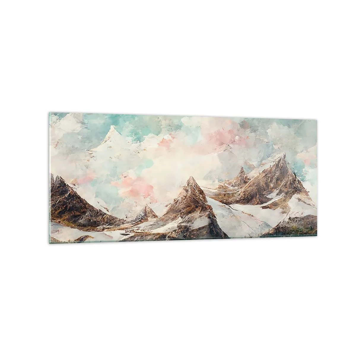 Tablou pe sticlă - Lame de piatră - 120x50 cm