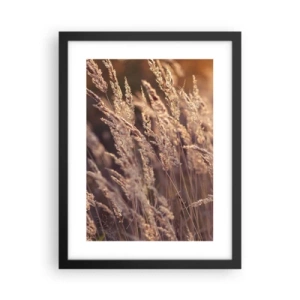 Poster în ramă neagră - Gata să întâmpine toamna - 30x40 cm