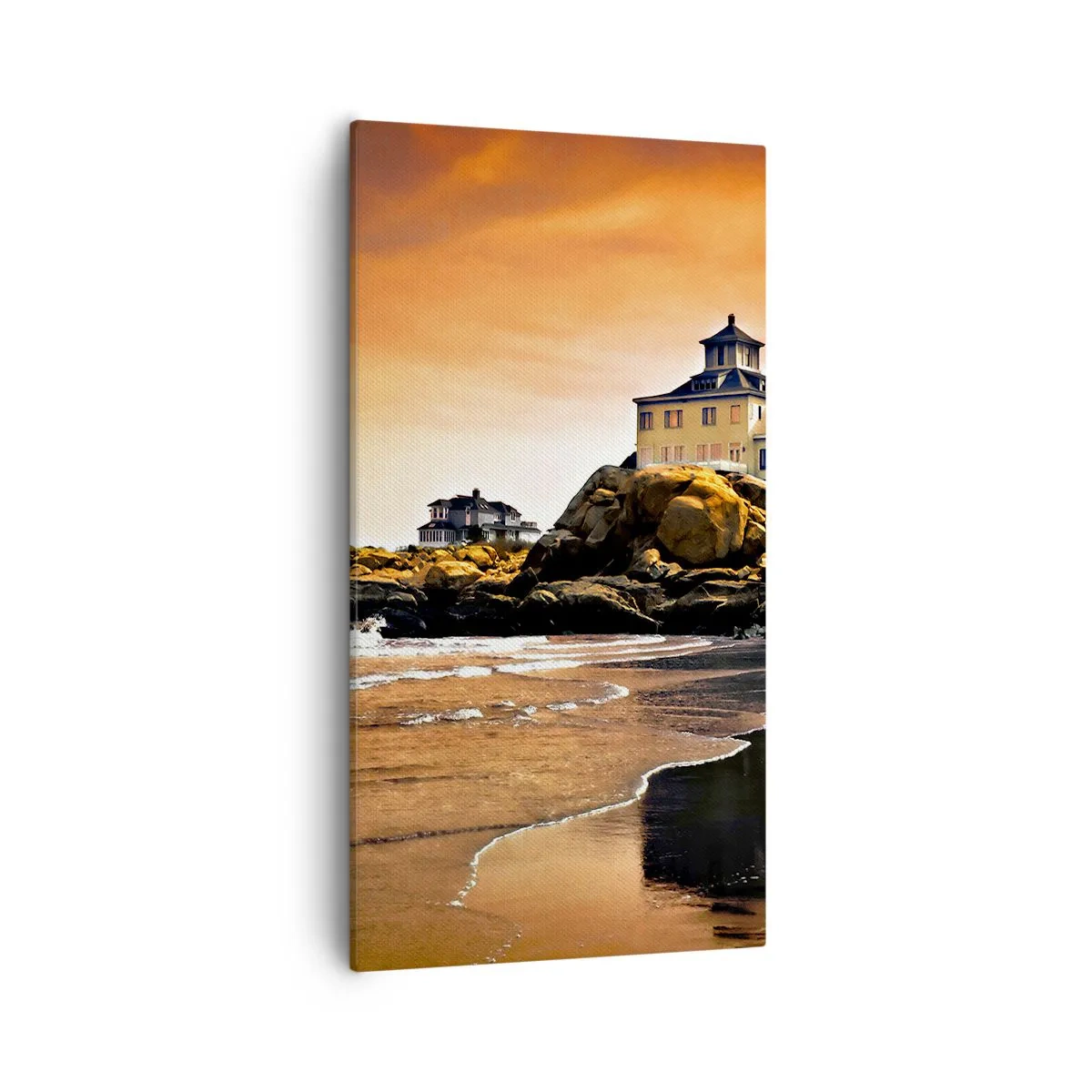 Tablou pe pânză - Eleganța coastei de vest - 55x100 cm