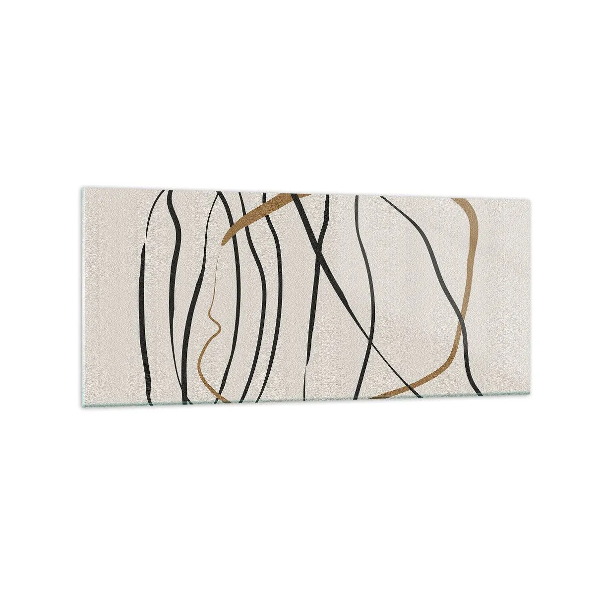 Tablou pe sticlă - Compoziție - Dans posesiv - 120x50 cm