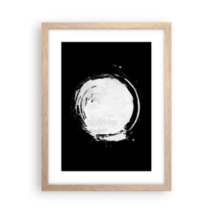 Poster în ramă de stejar deschis - O ieșire bună - 30x40 cm