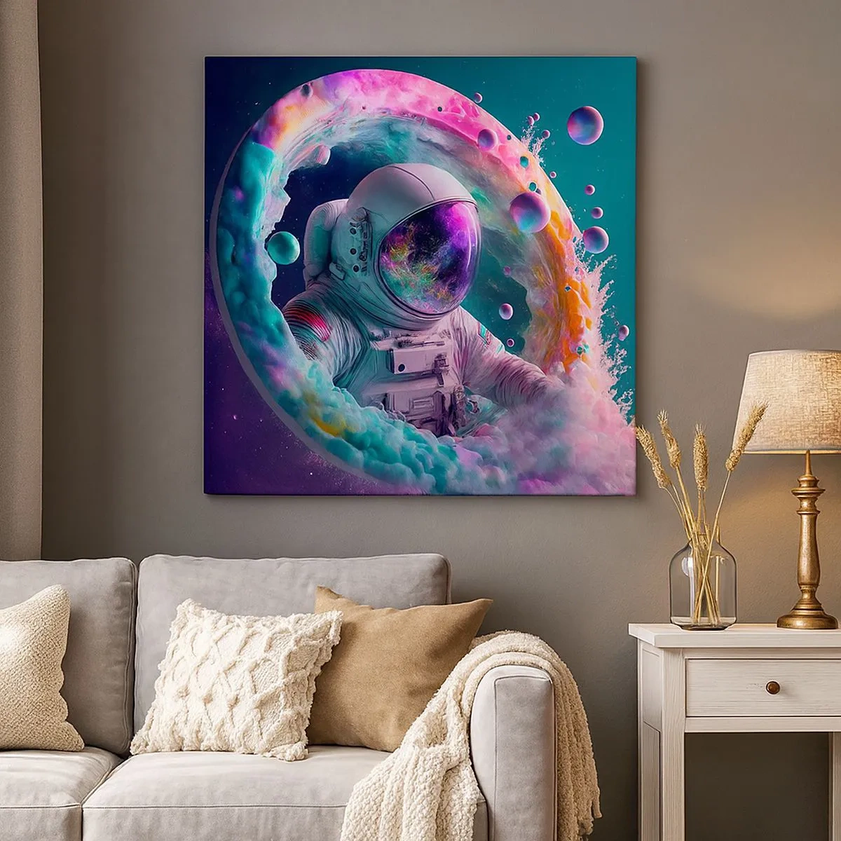 Tablou pe pânză - Poarta stelară  - 30x30 cm