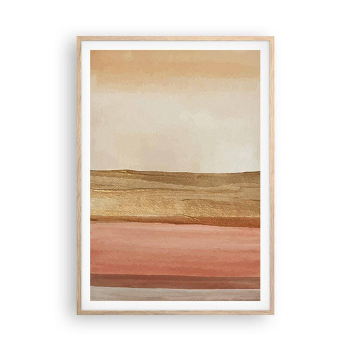 Poster în ramă de stejar deschis - Compoziție verticală - 70x100 cm