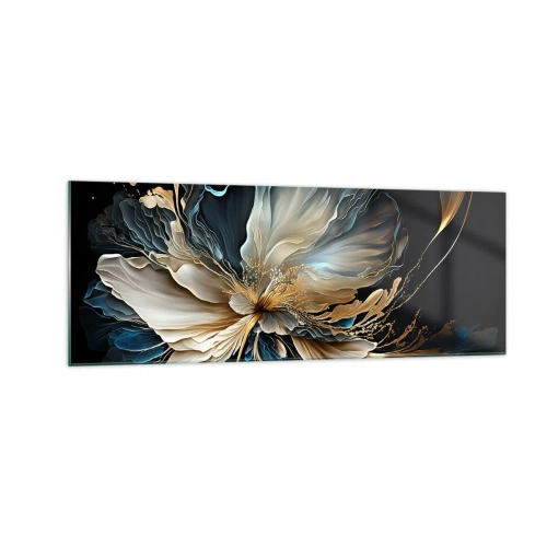 Tablou pe sticlă - Povestea unei flori de iubire - 140x50 cm