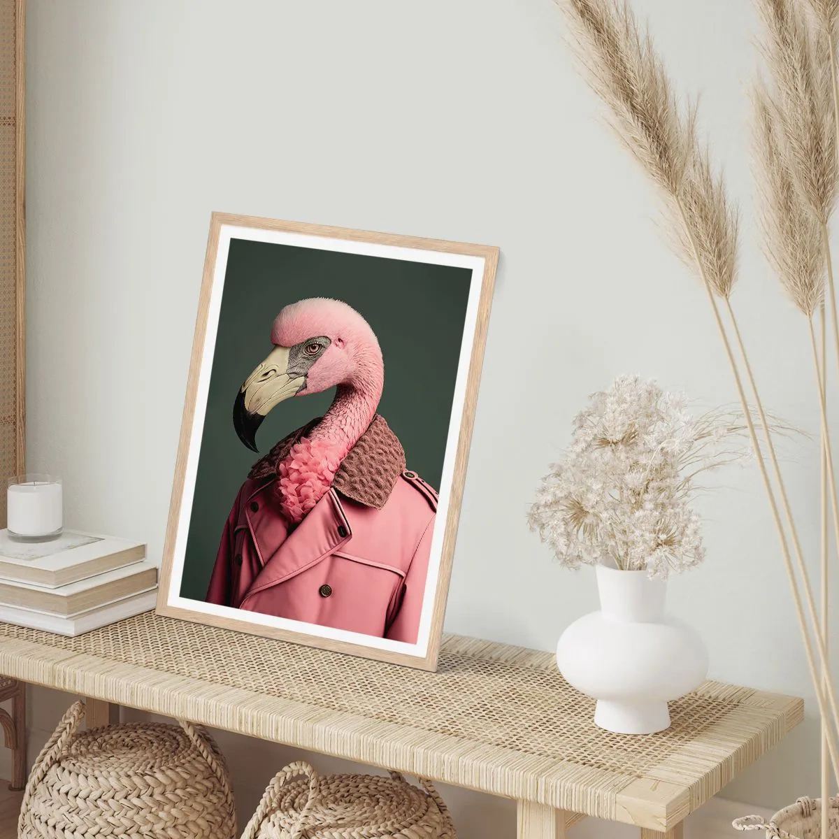 Poster în ramă de stejar deschis - Cu adevărat elegant - 61x91 cm