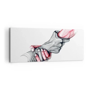 Tablou pe pânză - Ești pe mâini bune - 100x40 cm