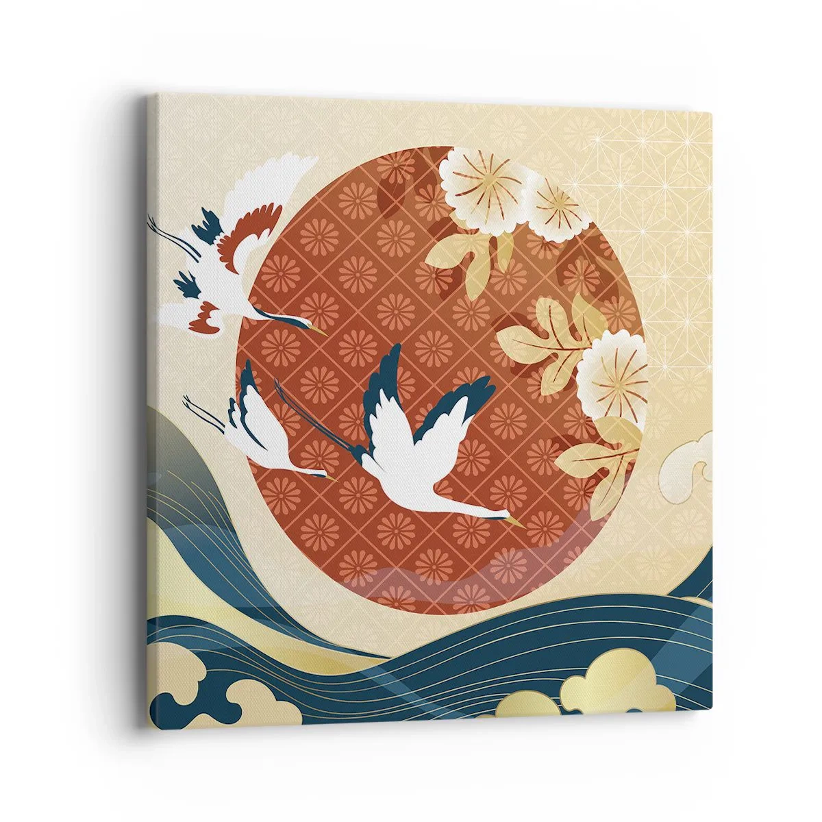Tablou pe pânză - O fabulă japoneză - 40x40 cm