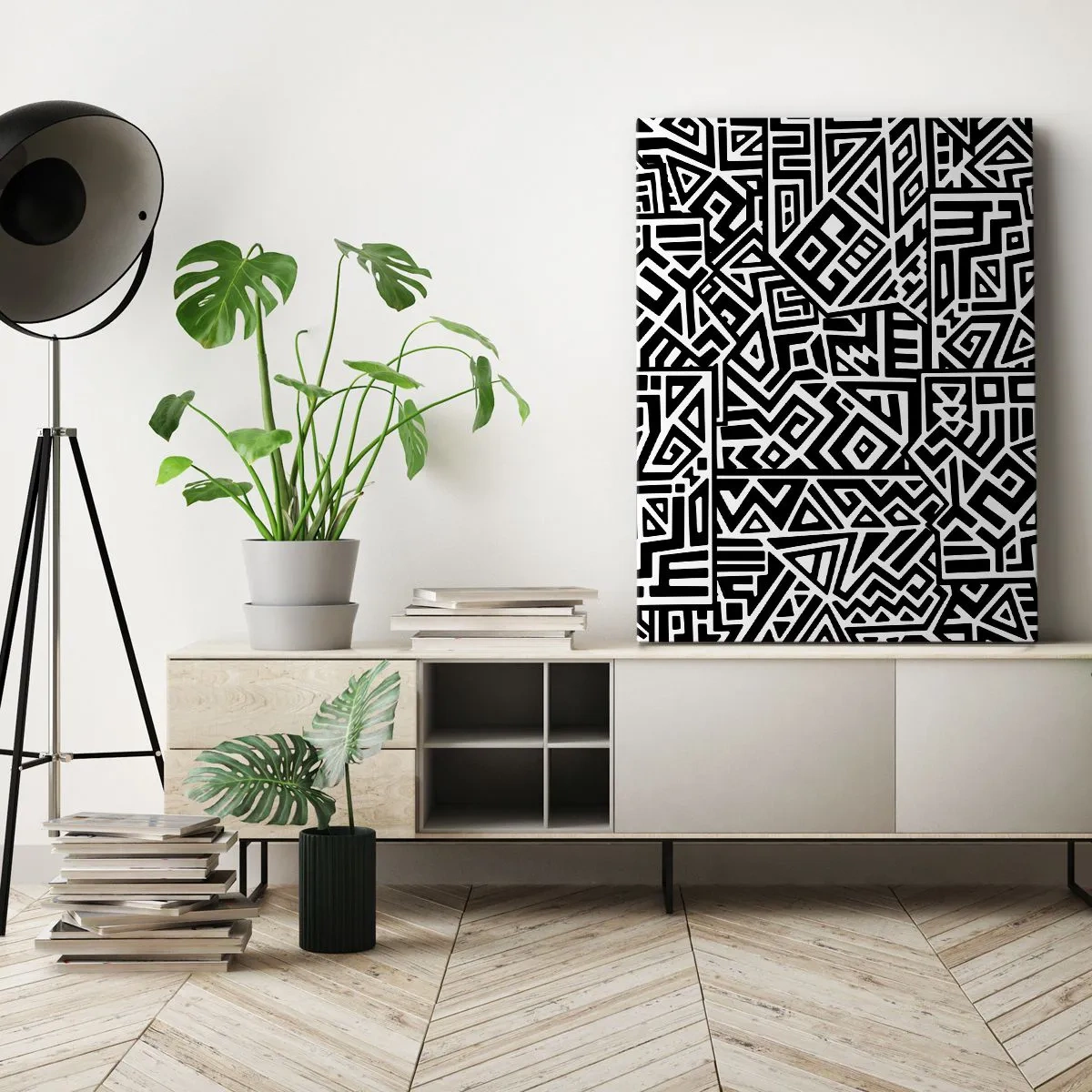 Tablou pe pânză - Compoziție precolumbiană - 50x70 cm