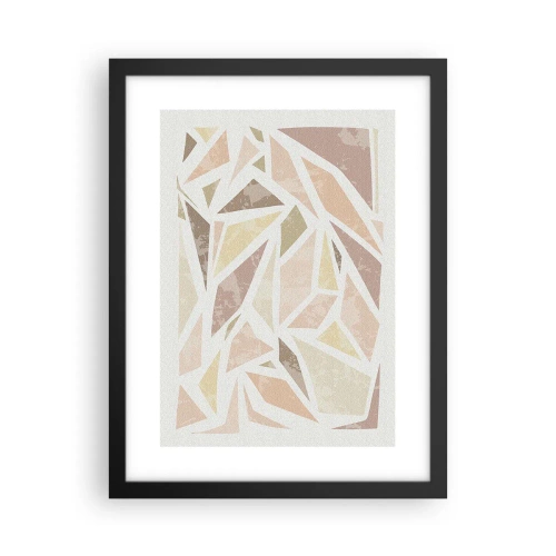 Poster în ramă neagră - Compoziție de vitralii - 30x40 cm