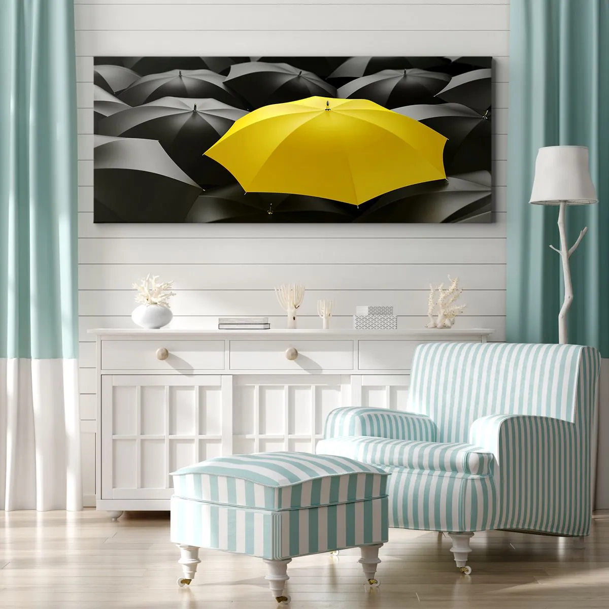 Tablou pe pânză - La revedere, tristețe - 140x50 cm