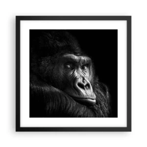 Poster în ramă neagră - Și la ce te uiți? - 40x40 cm