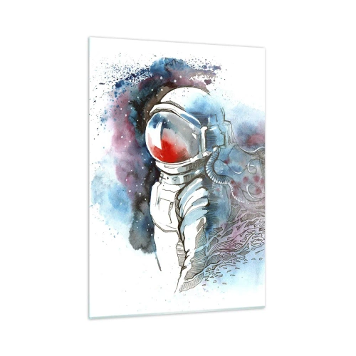 Tablou pe sticlă - Singur cu cosmosul - 50x70 cm