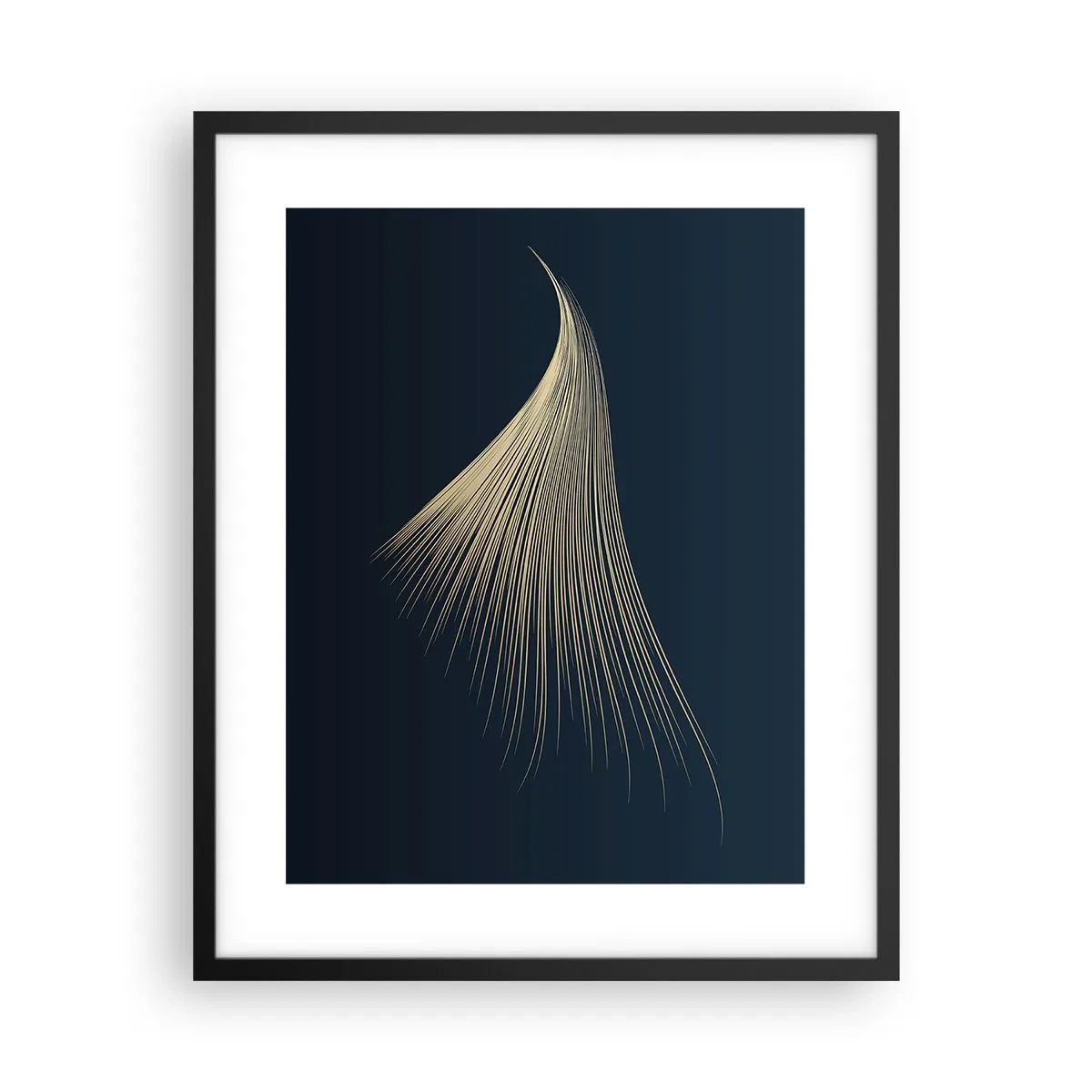Poster în ramă neagră - Ca părul unui înger - 40x50 cm