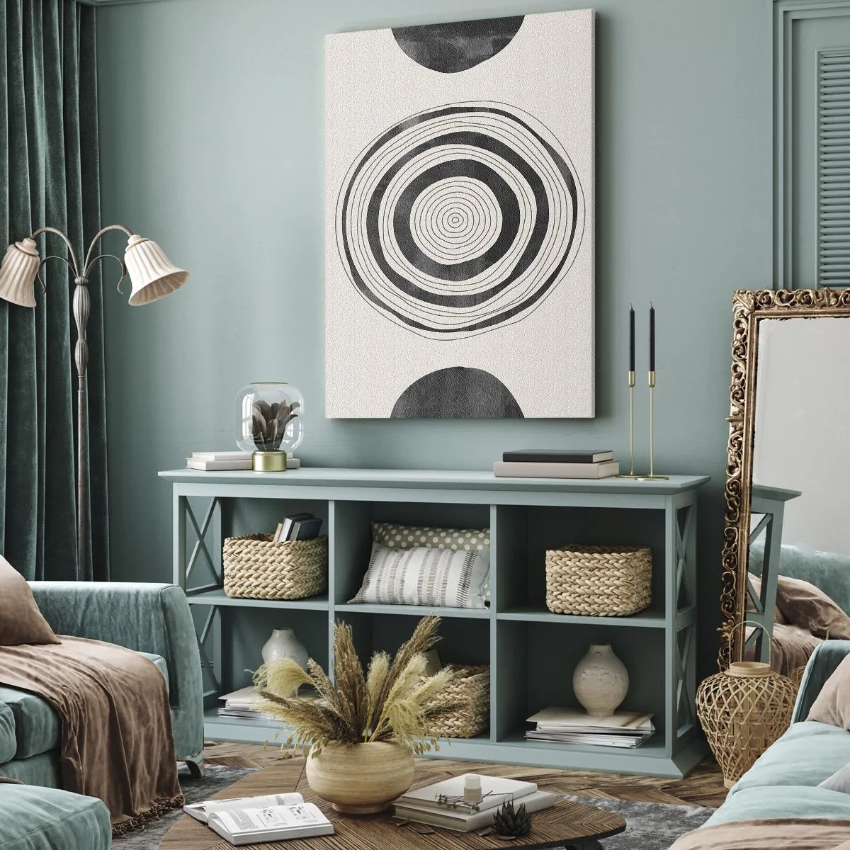 Tablou pe pânză - Centrul cel mai important - 45x80 cm