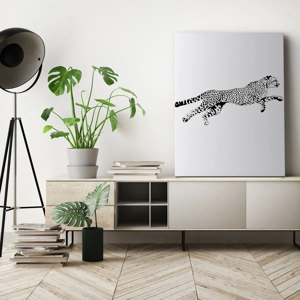 Tablou pe pânză - Cel mai rapid de pe Pământ - 45x80 cm