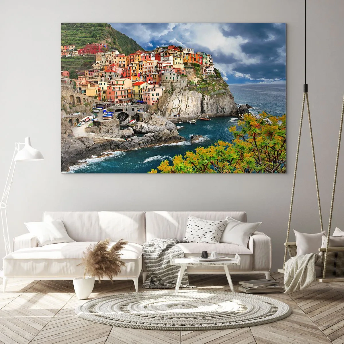 Tablou pe sticlă - Îmbrățișați de stânci - 120x80 cm