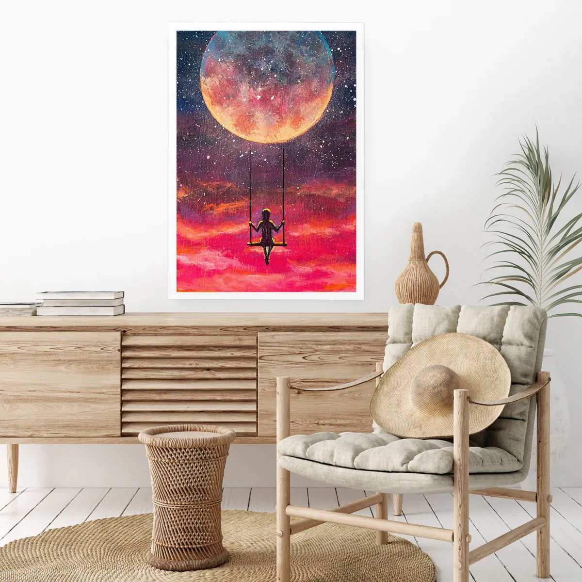 Poster - Cu capul în nori - 50x70 cm