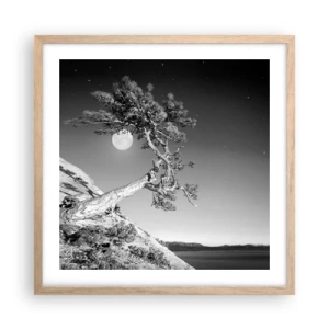 Poster în ramă de stejar deschis - Războinicul victorios - 50x50 cm