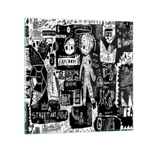 Tablou pe sticlă - Tinerețea duhovnicească a legii și a bucuriei - 30x30 cm