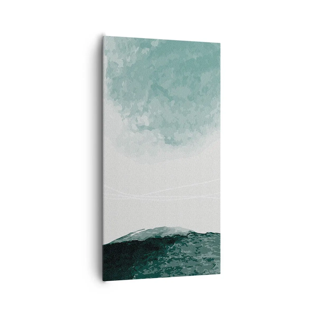 Tablou pe pânză - Întâlnire cu ceața - 65x120 cm