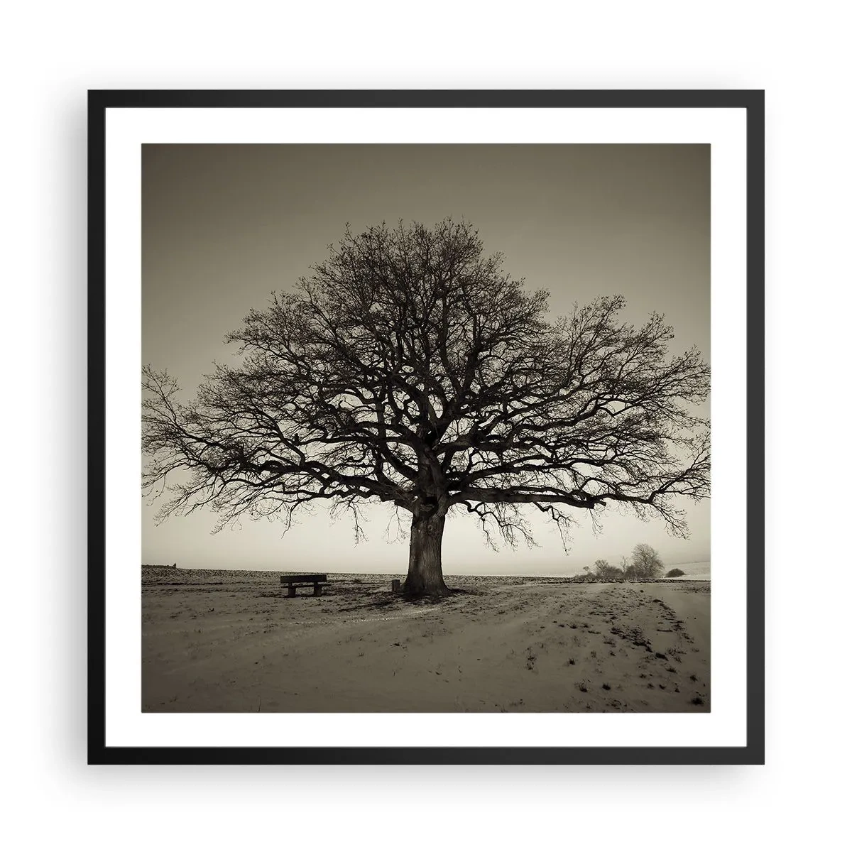 Poster în ramă neagră - De aici până în veșnicie - 60x60 cm