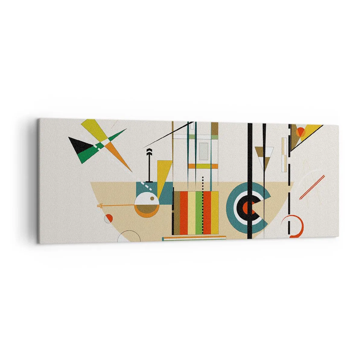 Tablou pe pânză - Și lumea râde - 140x50 cm