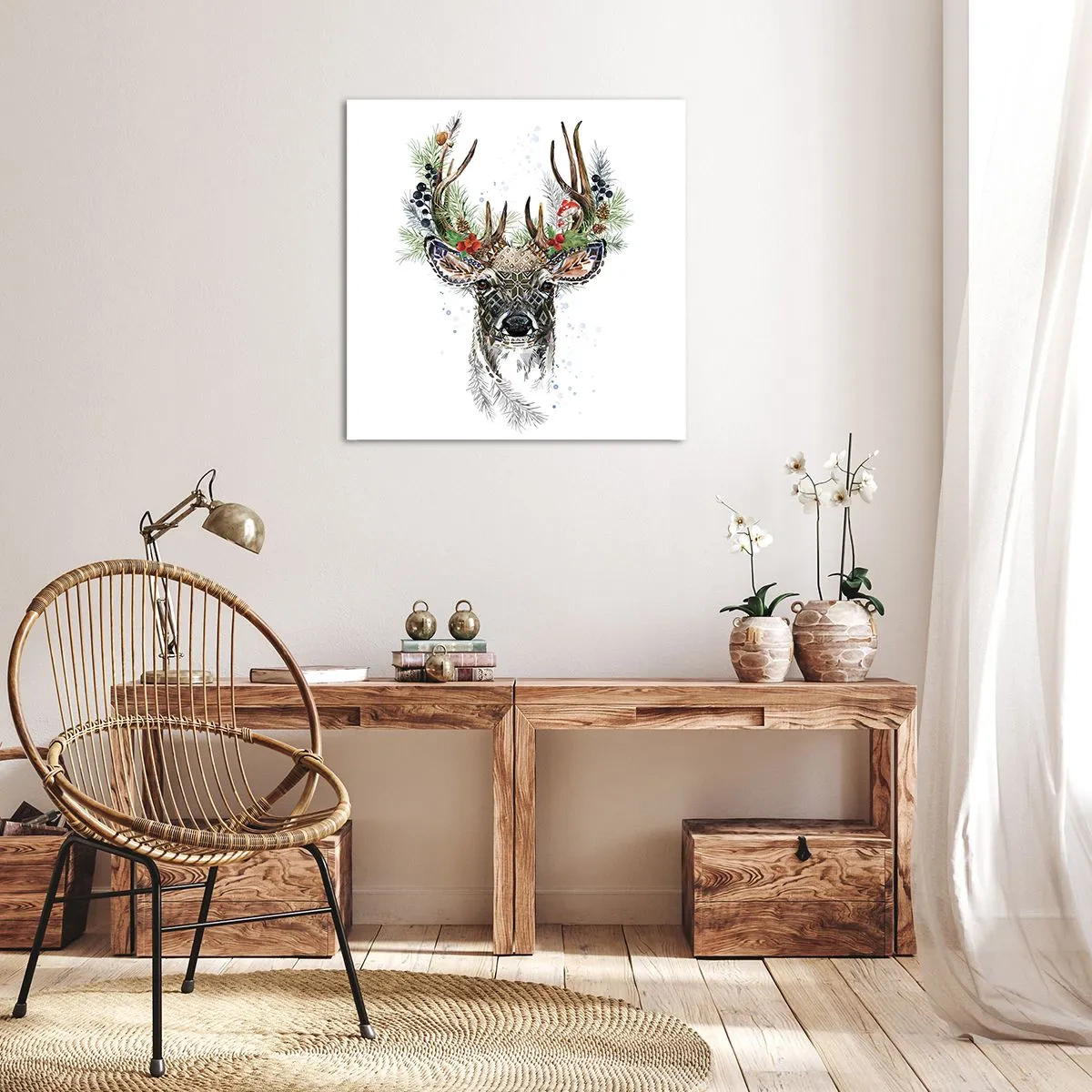 Tablou pe pânză - În ținută festivă - 40x40 cm