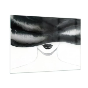 Tablou pe sticlă - Un mister senzual - 100x70 cm